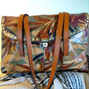 Patricia Nash all Leather tote (never used)